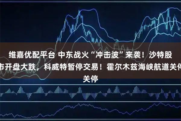 维嘉优配平台 中东战火“冲击波”来袭!沙特股市开盘大跌,科威特暂停交易!霍尔木兹海峡航道关停
